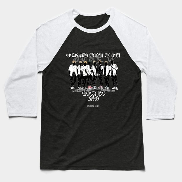 Stray kids easy Baseball T-Shirt by Afire